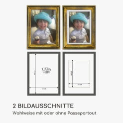 Lancaster Bilderrahmen Rechteckig 17 X 12 Cm Fotos Passepartout Holz -Haushaltsgeräte 10039302 de 0007 logo