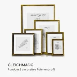 Lancaster Bilderrahmen Rechteckig DIN A4 Fotos Passepartout Holz -Haushaltsgeräte 10039314 de 0006 logo