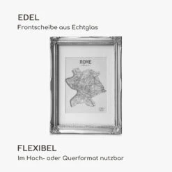 Regent Bilderrahmen Rechteckig A4 Fotos Passepartout Glas Rokoko -Haushaltsgeräte 10039339 de 0003 logo