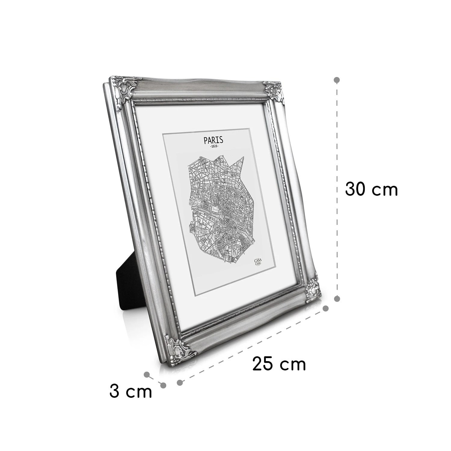 Regent Bilderrahmen Rechteckig 25 X 20 Cm Fotos Passepartout Glas Rokoko 7 Regent Bilderrahmen Rechteckig 25 X 20 Cm Fotos Passepartout Glas Rokoko – Bild 7