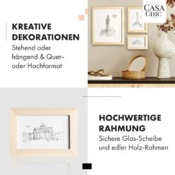 Chalcot Bilderrahmen 7er-Set 3 Größen Rechteckig Passepartout Echtholz -Haushaltsgeräte 10039356 de 0003 usp