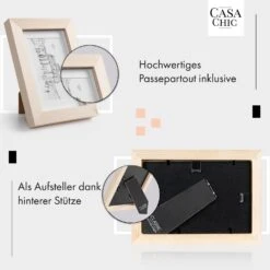 Chalcot Bilderrahmen 7er-Set 3 Größen Rechteckig Passepartout Echtholz -Haushaltsgeräte 10039356 de 0004 usp