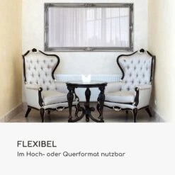 Wembley Wandspiegel Echtholz Rechteckig 140 X 75 Cm 8 Wembley Wandspiegel Echtholz Rechteckig 140 X 75 Cm -Haushaltsgeräte 10039383 de 0003 logo