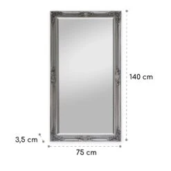 Wembley Wandspiegel Echtholz Rechteckig 140 X 75 Cm 11 Wembley Wandspiegel Echtholz Rechteckig 140 X 75 Cm -Haushaltsgeräte 10039383 yy 0006 logo