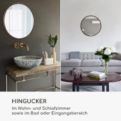 Fournier Wandspiegel Metallrahmen Rund Ø 80 Cm -Haushaltsgeräte 10039437 de 0003 logo