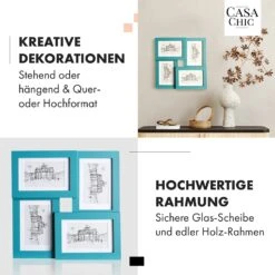 Woodford Bilderrahmen Quadratisch 4er-Rahmen 15 X 10 Cm Passepartout Holz -Haushaltsgeräte 10039454 de 0003 usp