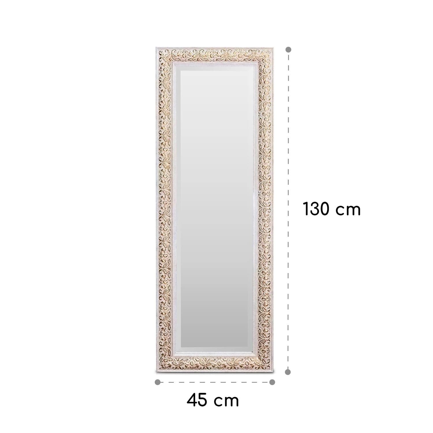 Greenford Spiegel Holzrahmen Rechteckig 130 X 45 Cm Vintage 7 Greenford Spiegel Holzrahmen Rechteckig 130 X 45 Cm Vintage – Bild 7