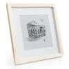 York Bilderrahmen Quadratisch 30 X 30 Cm Fotos Passepartout Glas