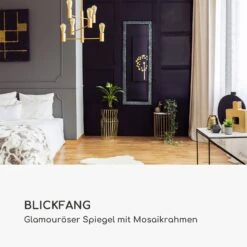 Norwich Spiegel Holzrahmen Rechteckig 130 X 45 Cm Mosaik-Design -Haushaltsgeräte 10039473 de 0003 logo