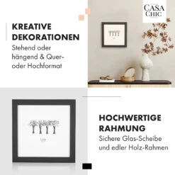 Cannon Bilderrahmen Quadratisch 20 X 20 Cm Fotos Passepartout Echtholz -Haushaltsgeräte 10039479 de 0003 usp