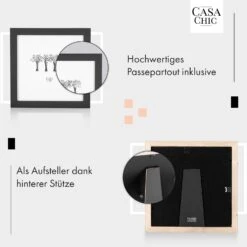 Cannon Bilderrahmen Quadratisch 20 X 20 Cm Fotos Passepartout Echtholz -Haushaltsgeräte 10039479 de 0004 usp