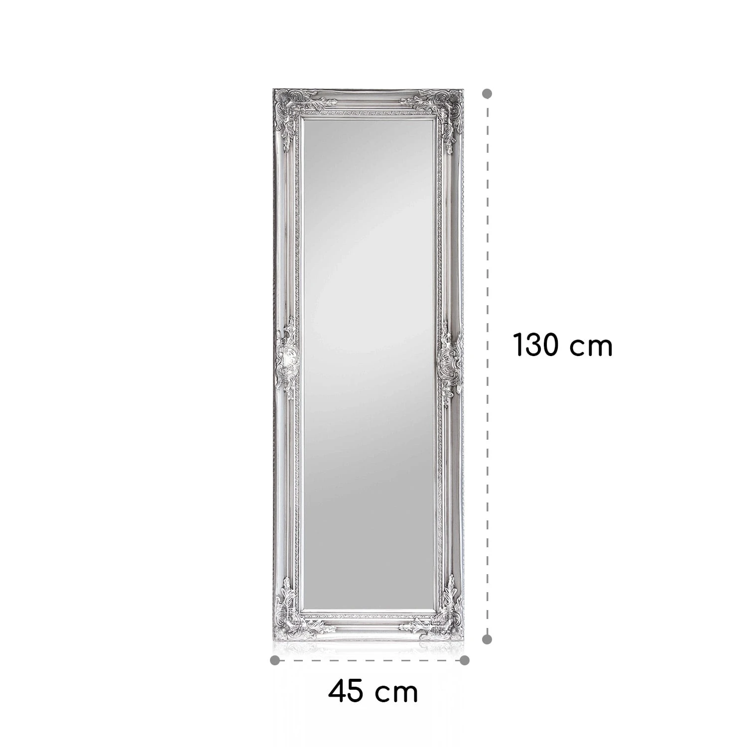 Ashford Standspiegel Massivholzrahmen Rechteckig 130 X 45 Cm 6 Ashford Standspiegel Massivholzrahmen Rechteckig 130 X 45 Cm – Bild 6