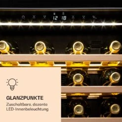 Klarstein Vinamour 77 Duo Weinkühlschrank 191 Liter 5 - 20 °C 2 Kühlzonen -Haushaltsgeräte 10039771 de 0006 logo