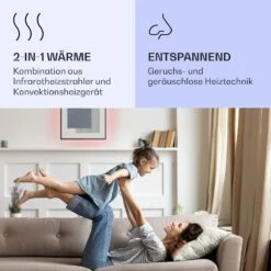 Mojave 500 Smart 2-in-1 Heizgerät Infrarot Konvektor 60x60cm 500W RGB-Licht -Haushaltsgeräte 10039814 de 0004 logo