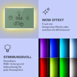 Mojave 750 Smart 2-in-1 Heizgerät Infrarot Konvektor 85x60cm 750W RGB-Licht -Haushaltsgeräte 10039818 de 0003 logo