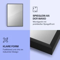 La Palma 750 Smart 2-in-1 Heizgerät Infrarot Konvektor 85x60cm 750W Spiegelfront -Haushaltsgeräte 10039831 de 0003 logo