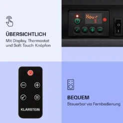 Dukono Elektrokamin 1800 W LED-Flammen Heizlüfter Timer Holzfach -Haushaltsgeräte 10039851 de 0005 logo