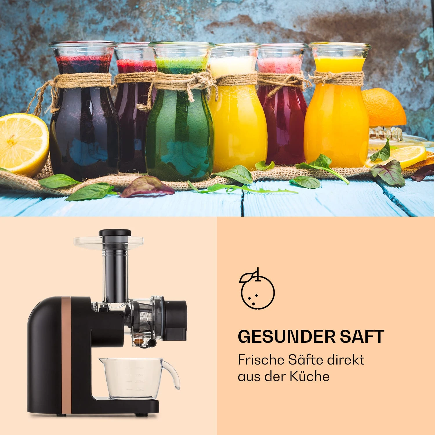 Bella Elegance Saftpresse 200 W 400 Ml BPA-frei 5 Bella Elegance Saftpresse 200 W 400 Ml BPA-frei – Bild 5