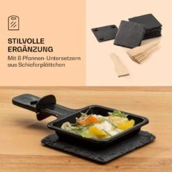 Entrecote 2-in-1 Raclette-Grill & Fondue Naturstein 1100W 8 Personen -Haushaltsgeräte 10039922 de 0006 logo