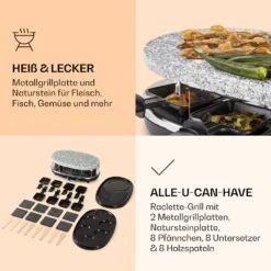 All-U-Can-Grill Raclette Raclette-Grill 4-in-1 Zubehör Für 8 Personen 11 All-U-Can-Grill Raclette Raclette-Grill 4-in-1 Zubehör Für 8 Personen -Haushaltsgeräte 10039923 de 0005 logo