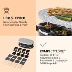 Steaklette Raclette Raclette-Grill Mit Zubehör Für 8 Personen 9 Steaklette Raclette Raclette-Grill Mit Zubehör Für 8 Personen -Haushaltsgeräte 10039925 de 0004 logo