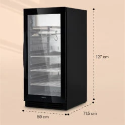 Steakhouse Pro 233 Onyx Fleischreifeschrank 1 Zone 233 L 1-25°C Touch Panorama -Haushaltsgeräte 10039936 yy 0008 dimensions