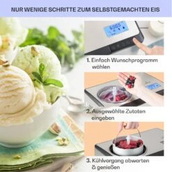 Dolce Bacio Smart Eiscremebereiter Yogurtmaker Kompressor 2 Liter WiFi Touch Edelstahl -Haushaltsgeräte 10040048 de 0004 logo