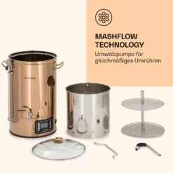 Mundschenk Maischekessel, Bierbrauanlage, 2500 W, 30 L, 9 Programme 12 Mundschenk Maischekessel, Bierbrauanlage, 2500 W, 30 L, 9 Programme -Haushaltsgeräte 10040144 de 0006 logo