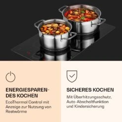 Victoria Domino Induktionskochfeld Einbau 3500W Flexzone Timer -Haushaltsgeräte 10040199 de 0005 logo