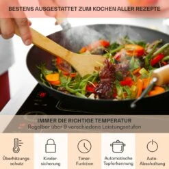 Victoria 4 Flex Induktionskochfeld Einbau 7000W 2 Flexzonen Timer -Haushaltsgeräte 10040201 de 0005 usp