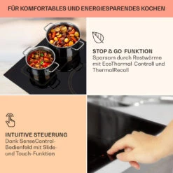 Victoria 5 Flex Induktionskochfeld Einbau 7400W 2 Flexzonen Timer -Haushaltsgeräte 10040203 de 0004 usp