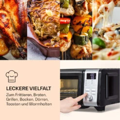 Vita-Crisp Heißluftfritteuse 1700W 10L 8 Funktionen Platzsparend -Haushaltsgeräte 10040223 de 0004 logo