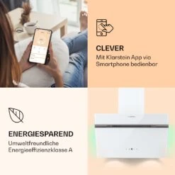 Alina 60 Smart Dunstabzugshaube 60 Cm 594 M³/h LED Ambiente-Licht Glasfront -Haushaltsgeräte 10040231 de 0003 logo