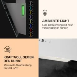 Alina 60 Smart Dunstabzugshaube 60 Cm 594 M³/h LED Ambiente-Licht Glasfront -Haushaltsgeräte 10040231 de 0005 logo