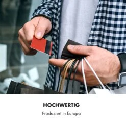 ZNAP Airtag Wallet 8 Karten Münzfach 9x1,5x6 Cm (BxHxT) RFID-Schutz -Haushaltsgeräte 10040310 de 0006 logo