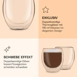 DUOS Jumbo Doppelwandiges Glas 410 Ml Thermofunktion Edelstahl-Löffel 12 DUOS Jumbo Doppelwandiges Glas 410 Ml Thermofunktion Edelstahl-Löffel -Haushaltsgeräte 10040367 de 0006 logo