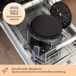 Crisp-Pro Heißluftfritteuse Air Fryer 1400W 3,5 Ltr 8 Programme Timer -Haushaltsgeräte 10040701 de 0004 logo