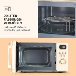 Julieta Mikrowelle Mit Grill 20l 700 / 800 W Ø25,5cm 8 Programme -Haushaltsgeräte 10040731 de 0004 logo