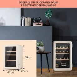 Vinetage 19 Uno Getränkekühler Kühlschrank 70 Ltr 4-22°C Retro-Design -Haushaltsgeräte 10040741 de 0006 logo