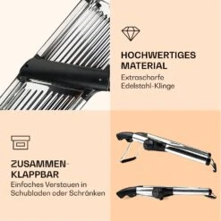 Mandoline Küchenhobel Gourmet Edelstahl 1 Bis 9 Mm Julienne-Schneider 10 Mandoline Küchenhobel Gourmet Edelstahl 1 Bis 9 Mm Julienne-Schneider -Haushaltsgeräte 10040835 de 0005 logo