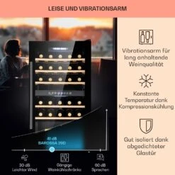 Barossa 29 Duo Weinkühlschrank 29 Fl 80 Ltr 2 Zonen Drucktasten 10 Barossa 29 Duo Weinkühlschrank 29 Fl 80 Ltr 2 Zonen Drucktasten -Haushaltsgeräte 10041124 de 0004 usp