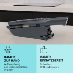 LARMA Akku-Handstaubsauger Kabellos Beutellos Akkubetrieben 32 Min Laufzeit Max. -Haushaltsgeräte 10041135 de 0004 usp