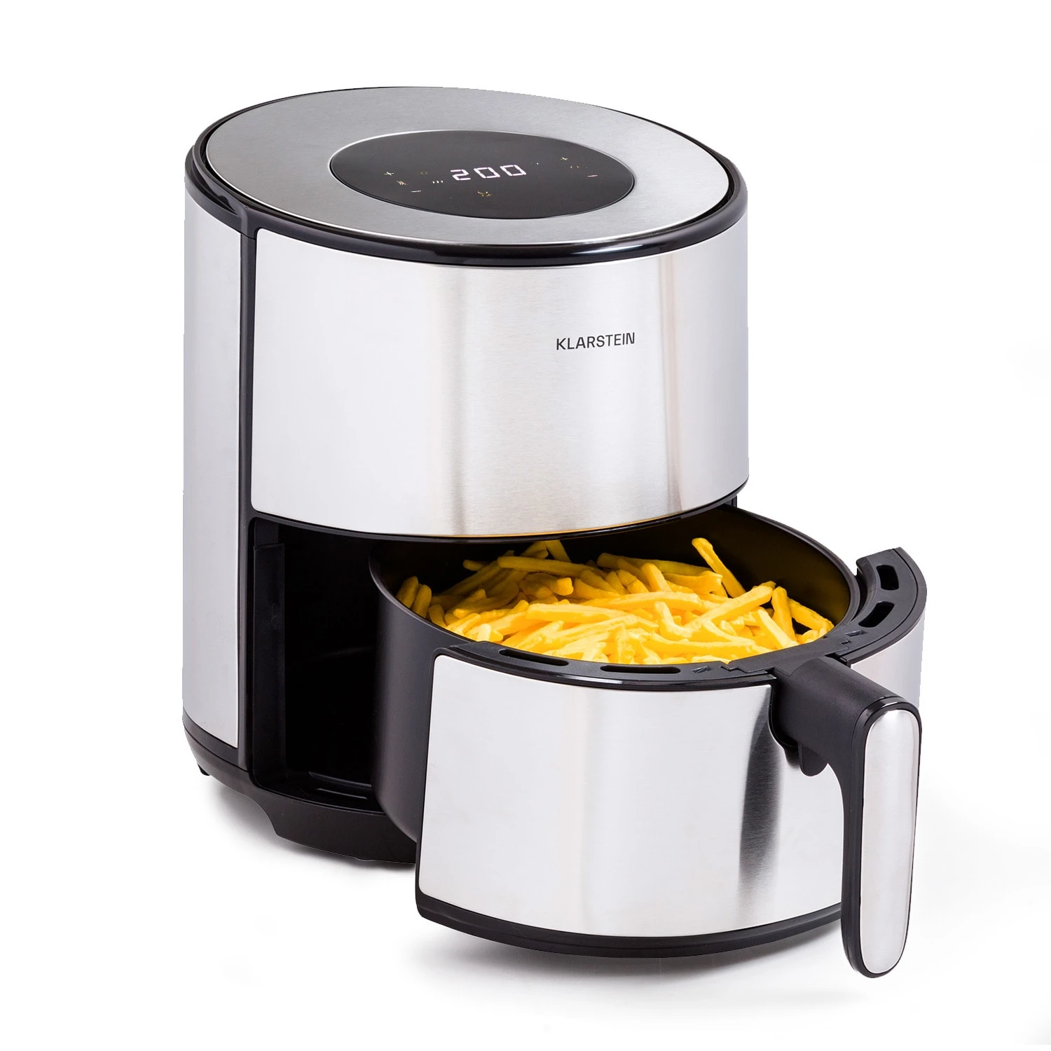 Klarstein Crisp-Pro 4,3L Air Fry Stainless Steel 1 Klarstein Crisp-Pro 4,3L Air Fry Stainless Steel