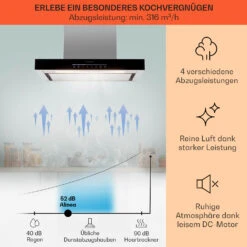 Alinea 60 Dunstabzugshaube 60cm Wandhaube WiFi A++ 500m³/h Touch -Haushaltsgeräte 10041171 de 0003 usp