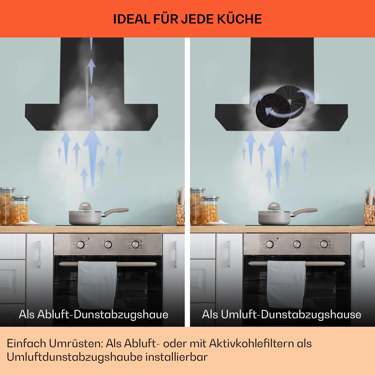 Alinea 90 Dunstabzugshaube 90cm Wandhaube WiFi A++ 500m³/h Touch 7 Alinea 90 Dunstabzugshaube 90cm Wandhaube WiFi A++ 500m³/h Touch – Bild 7