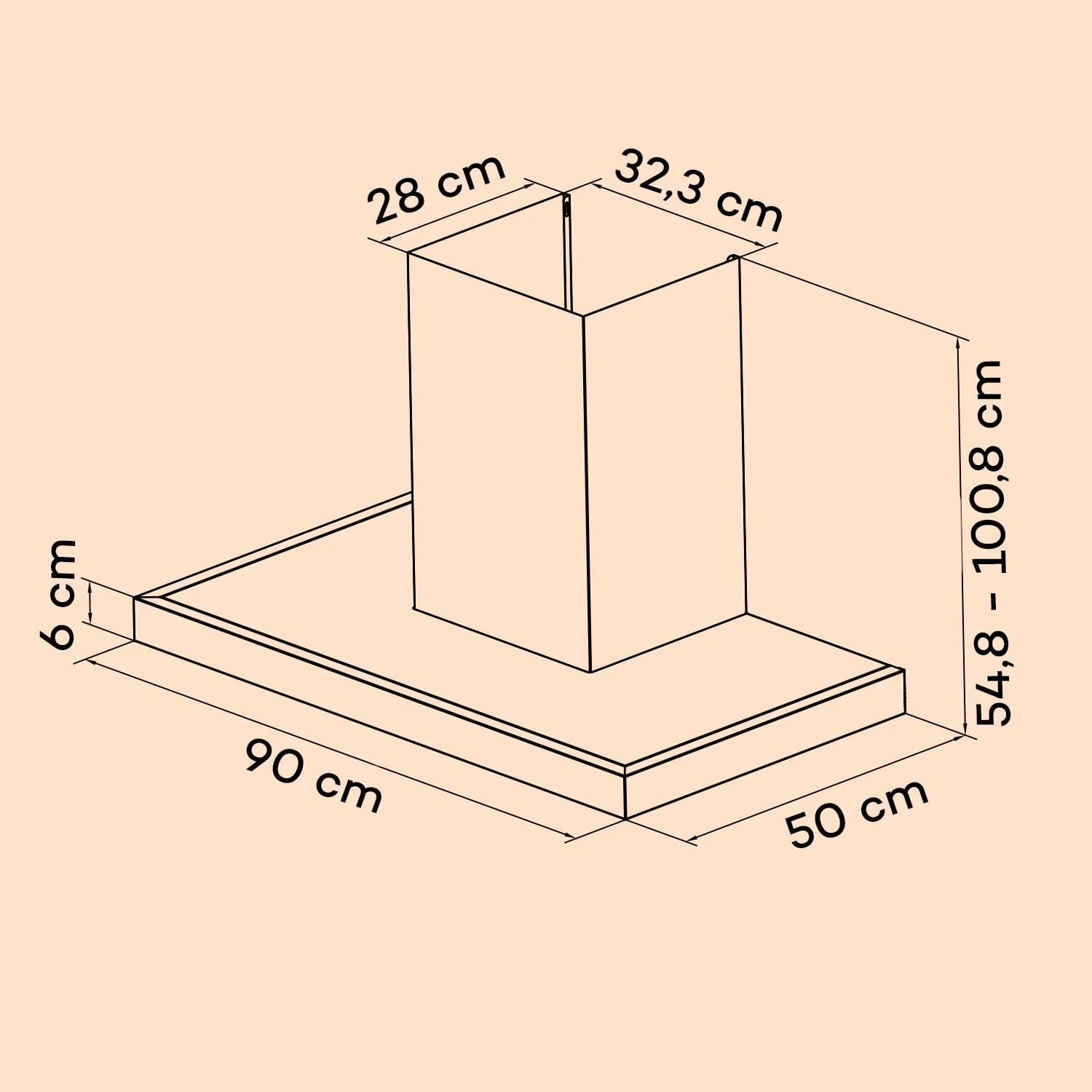 Alinea 90 Dunstabzugshaube 90cm Wandhaube WiFi A++ 500m³/h Touch 8 Alinea 90 Dunstabzugshaube 90cm Wandhaube WiFi A++ 500m³/h Touch – Bild 8