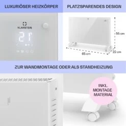 Bansin Crystal Smart Konvektions-Heizgerät 1500W 5 - 50 °C App-Steuerung 13 Bansin Crystal Smart Konvektions-Heizgerät 1500W 5 - 50 °C App-Steuerung -Haushaltsgeräte 10041210 de 0006 usp