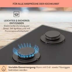 Firetale Gaskochfeld 4-flammig 60 Cm Aluminium-Brenner Inkl. Schlauch Und Druckminderer 12 Firetale Gaskochfeld 4-flammig 60 Cm Aluminium-Brenner Inkl. Schlauch Und Druckminderer -Haushaltsgeräte 10041299 de 0005 usp