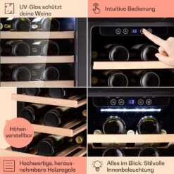 Vinovilla 29 Built-In Weinkühlschrank 81 L / 29 Fl. Glastür Edelstahl -Haushaltsgeräte 10041304 de 0005 logo