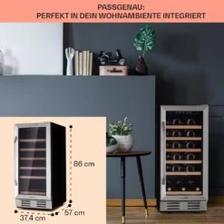 Vinovilla 29 Built-In Weinkühlschrank 81 L / 29 Fl. Glastür Edelstahl -Haushaltsgeräte 10041304 de 0006 logo